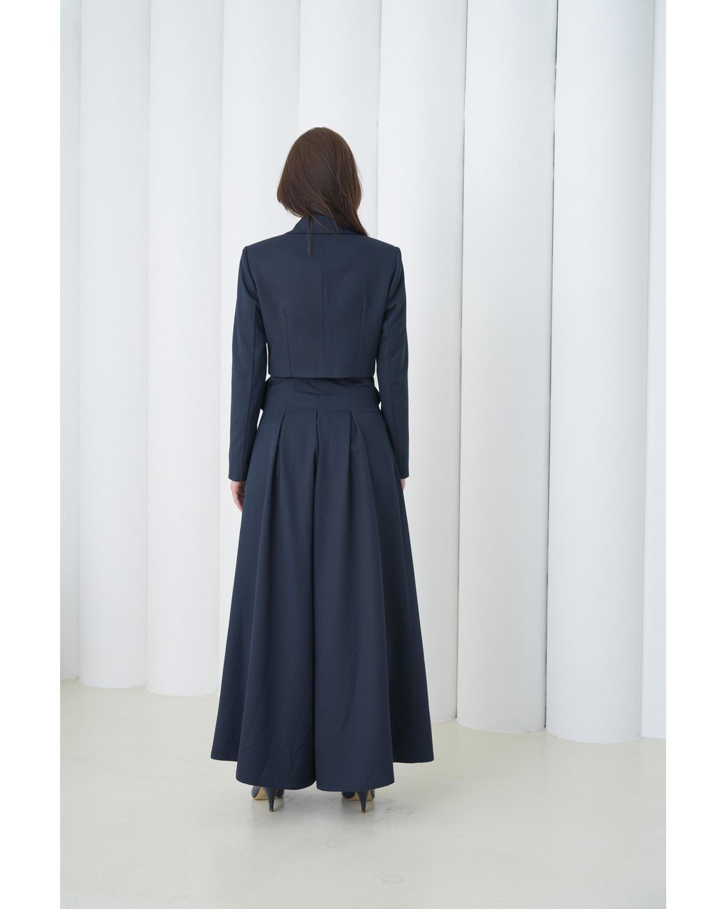 Lumina Eligma Blue Sovereign Crop Jacket