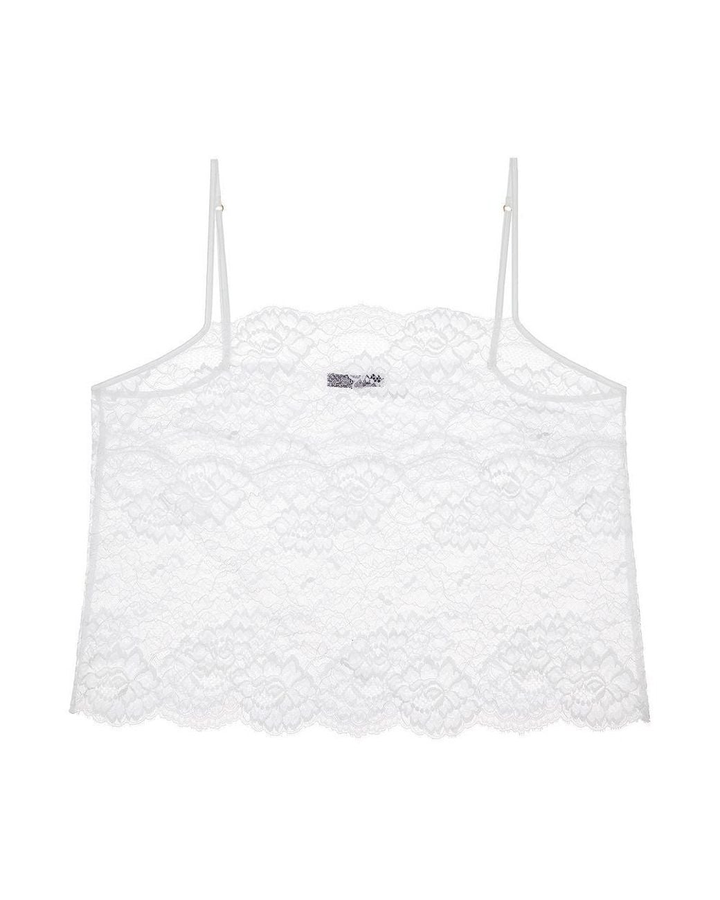 Journelle White Isabel Modern Lace Cami Blanc