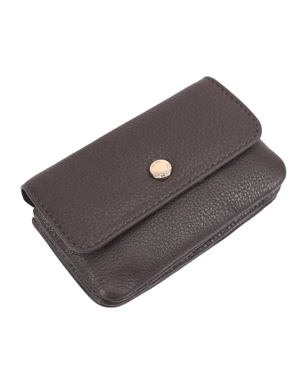 Paul Costelloe Brown Isla Leather Purse