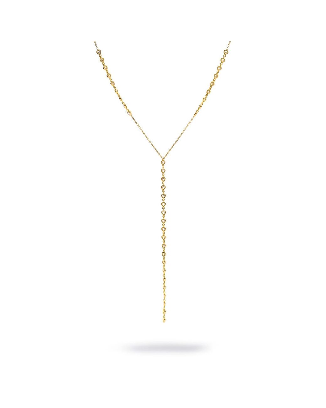 Ebru Jewelry Metallic Starlight Elegance Diamond Y Necklace