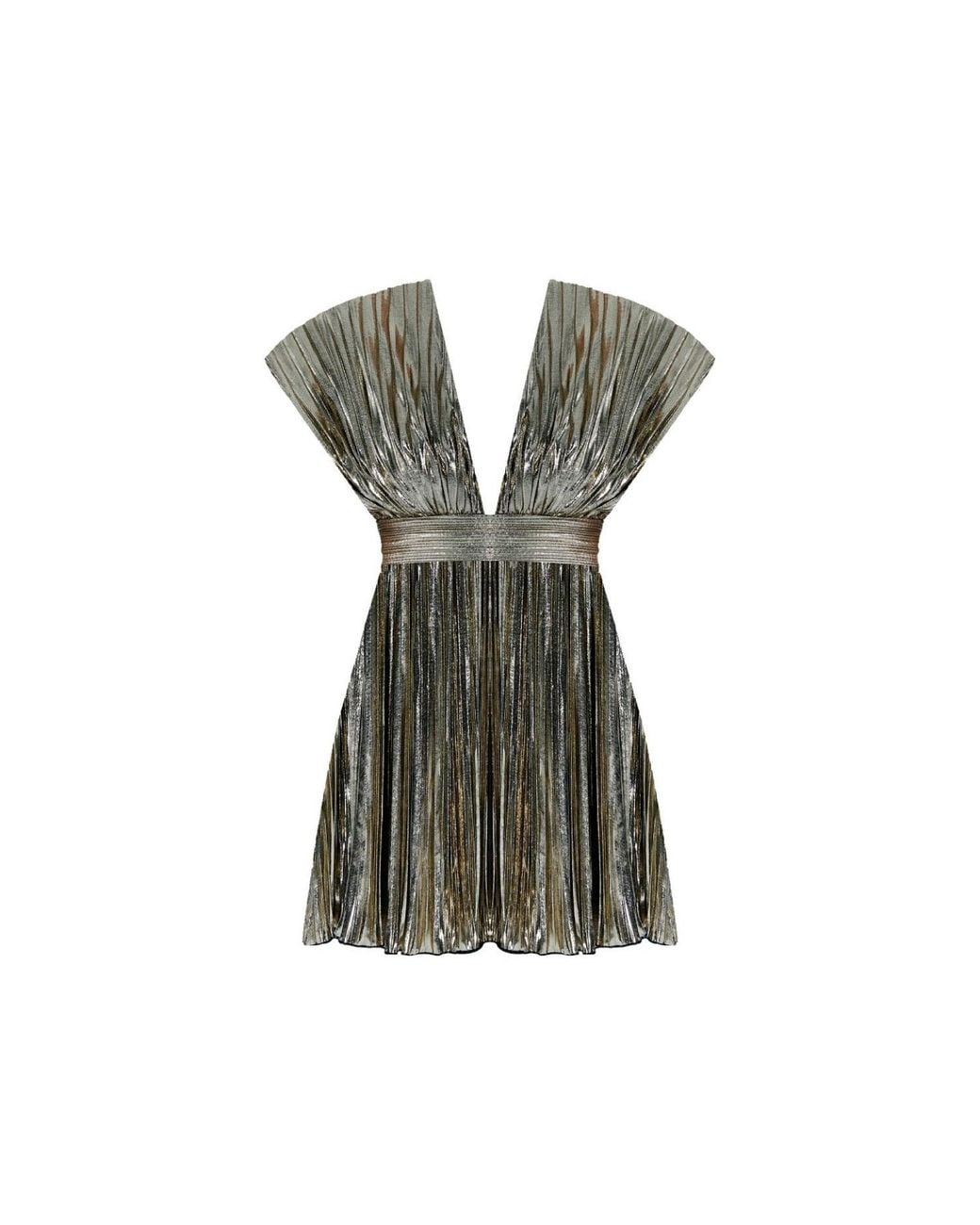 Nur Karaata Green Eden Mini Dress