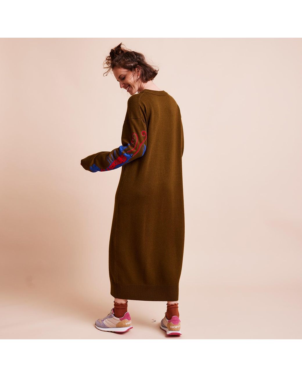 Maison Wanda Green Lobster Dress