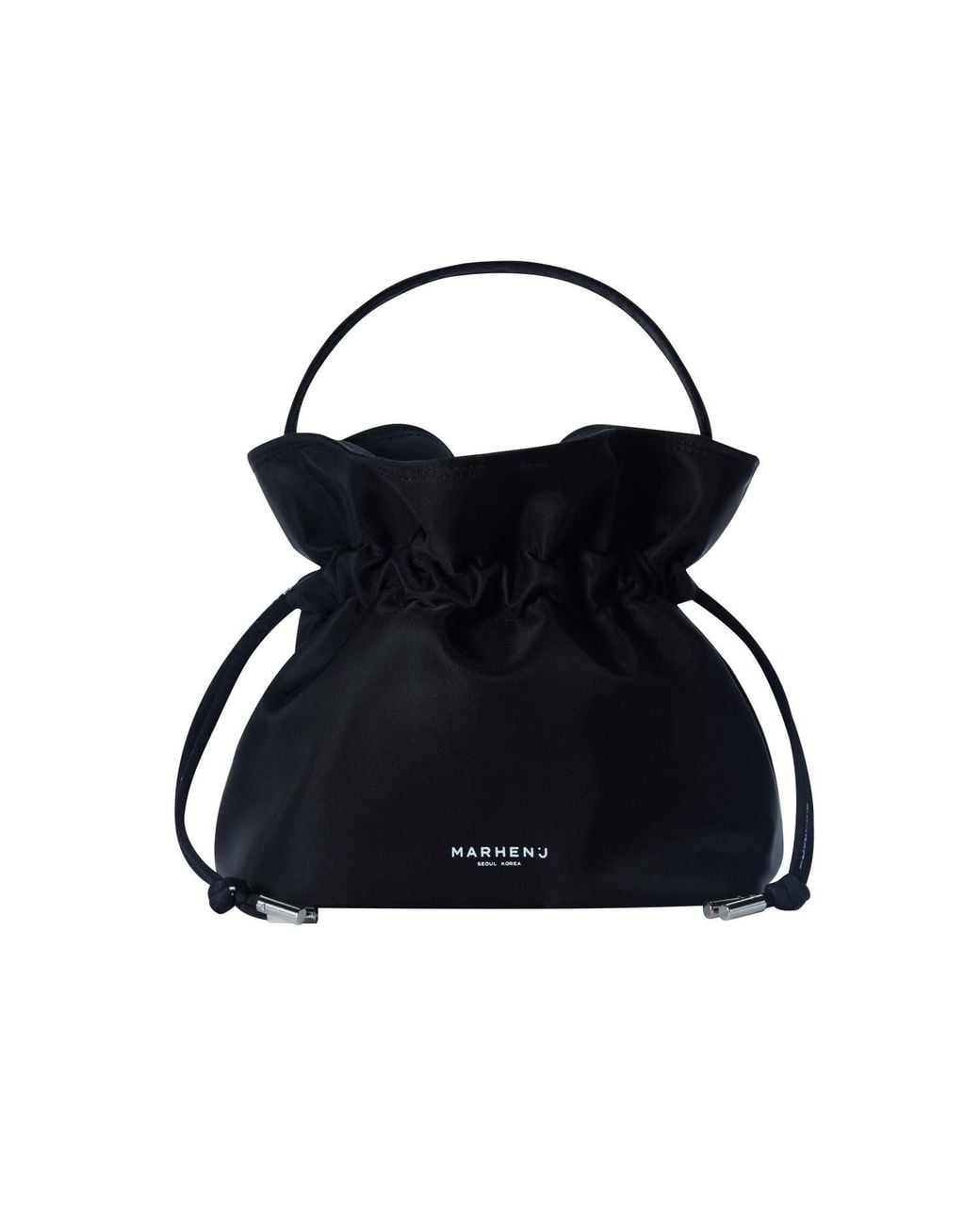 MARHEN.J Blue Recycled Nylon Bucket Bag