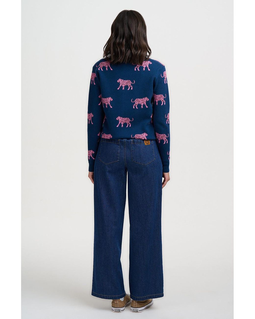 Sugarhill Blue Jennifer Cardigan Tiger