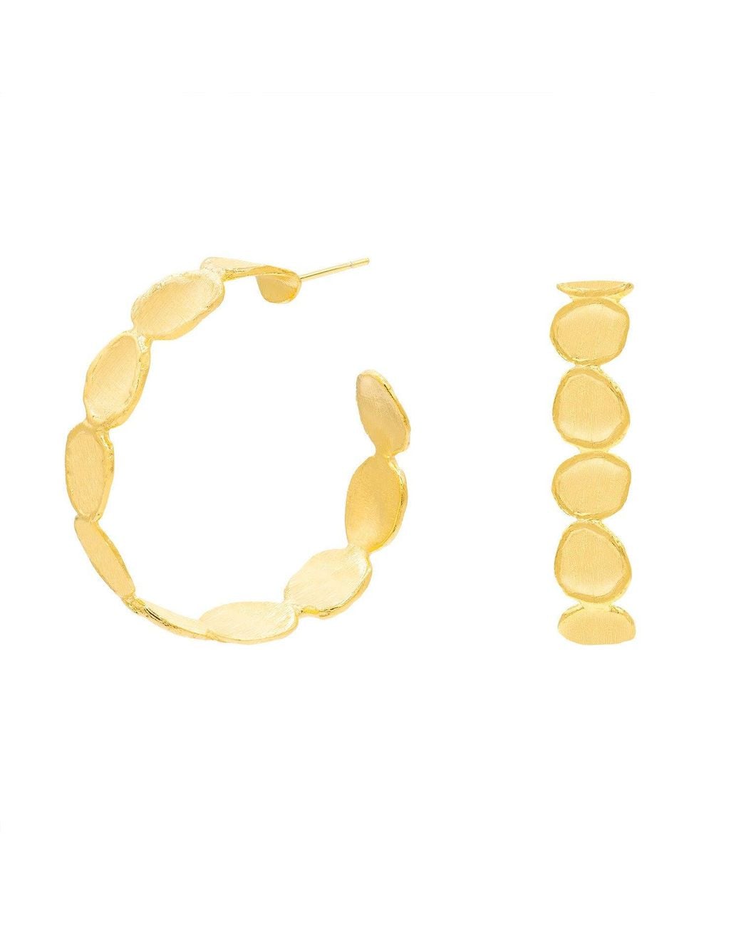 Marcia Moran Metallic Keary Hoops