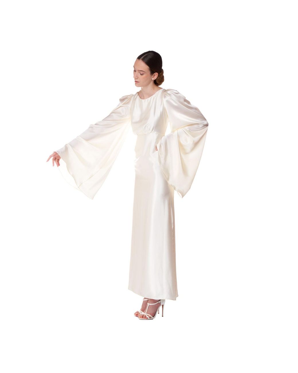 Sofia Tsereteli Natural 'l'amour' Long Silk Dress