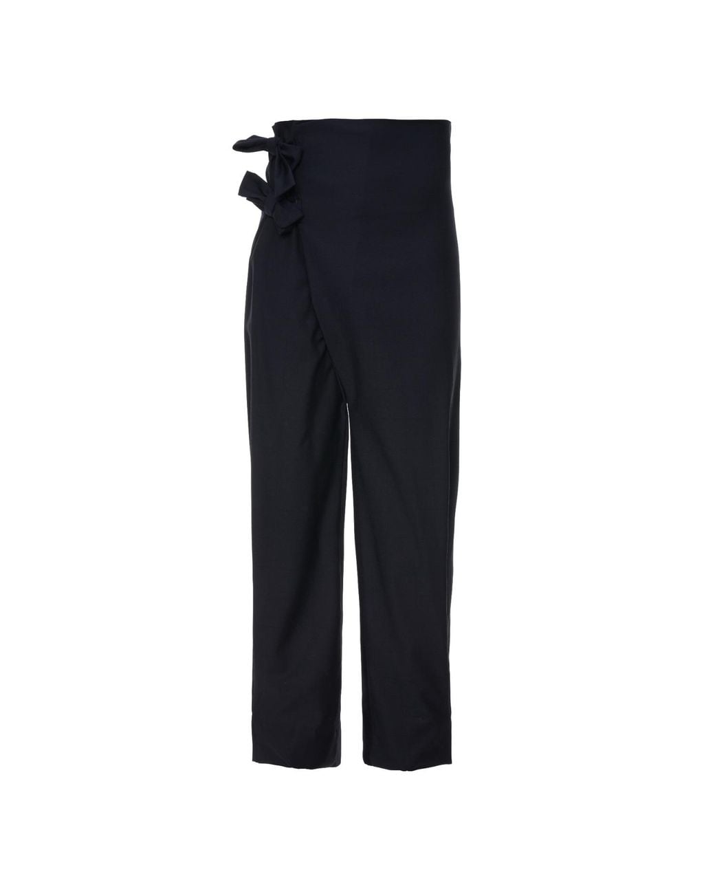 MOE Blue Deep Check Wool Pants for men