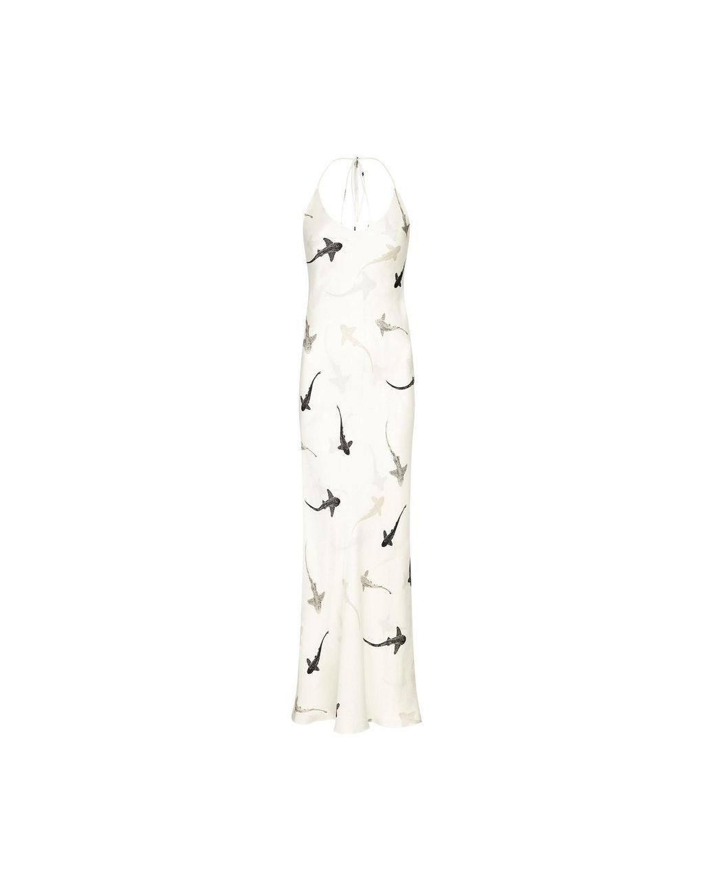 Lily Rou Lily Rou Silk Mara Midi Slip Dress in Metallic | Lyst UK