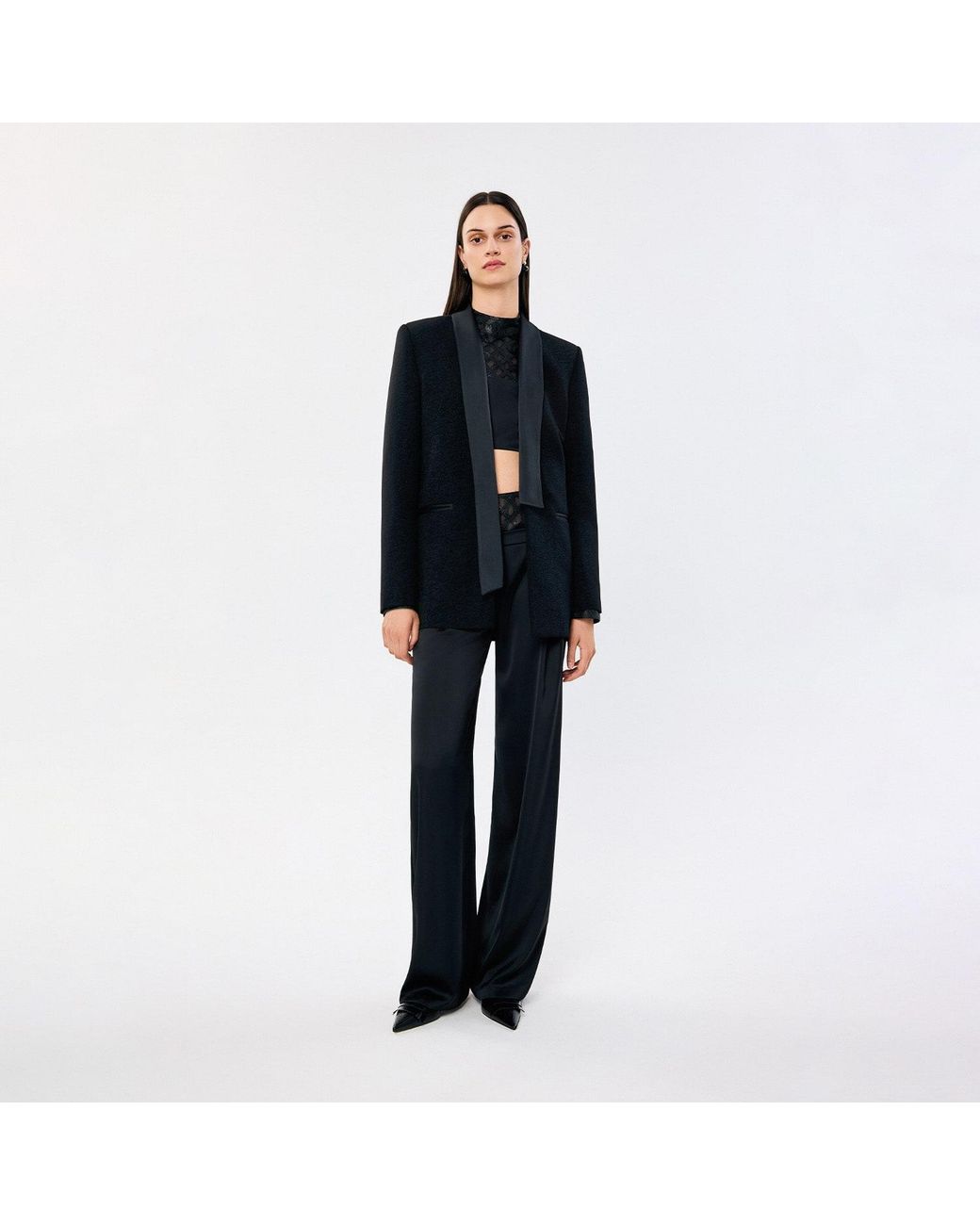 Saint Ones Black Capella Jacket With Vest