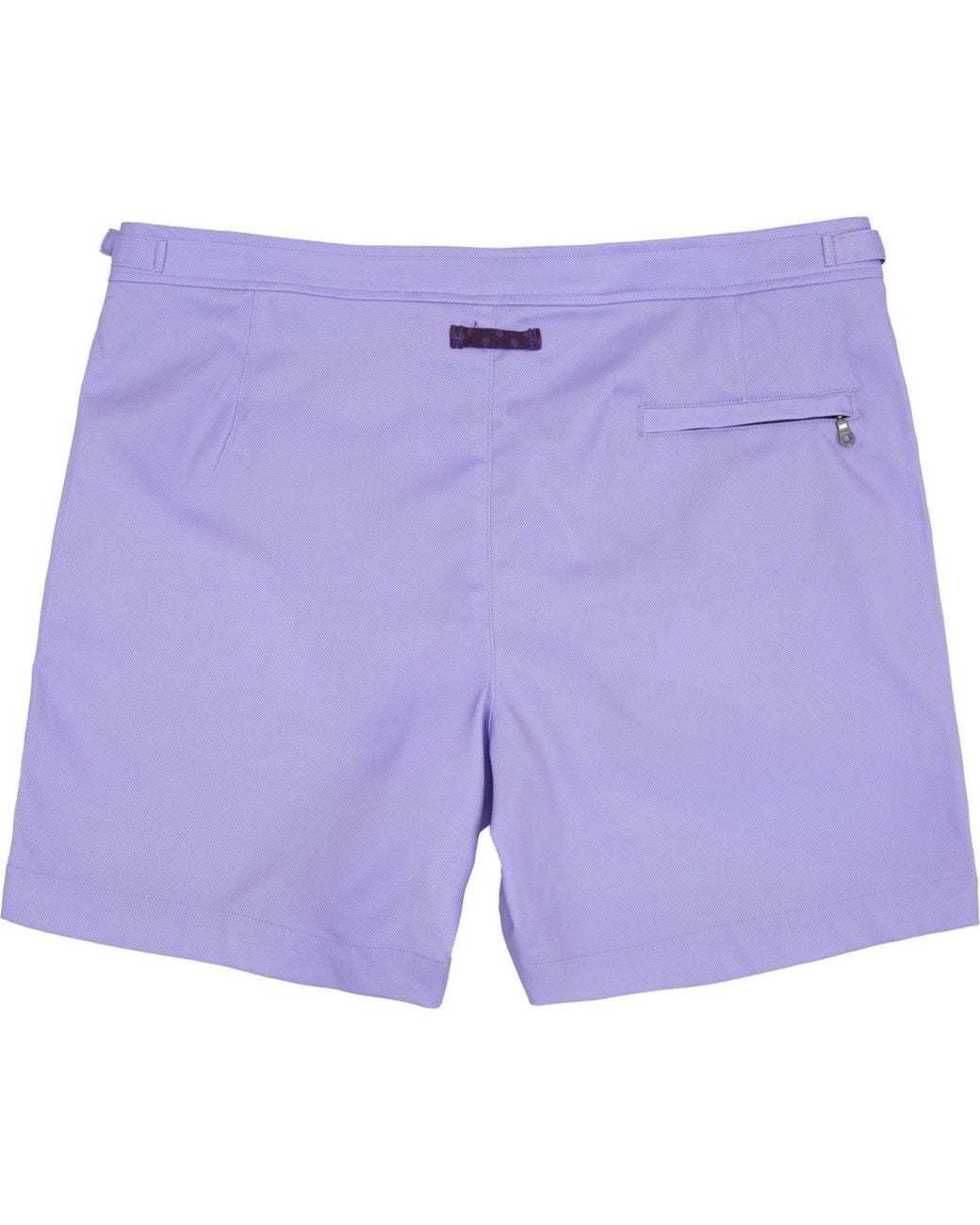 Lords of Harlech Purple Neptune Oxford Tailored Swim Short for men