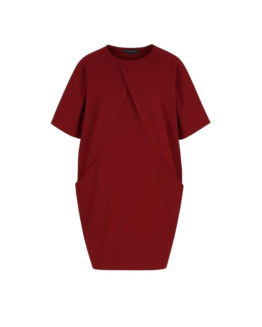 Conquista Red Relaxed-Fit Dress