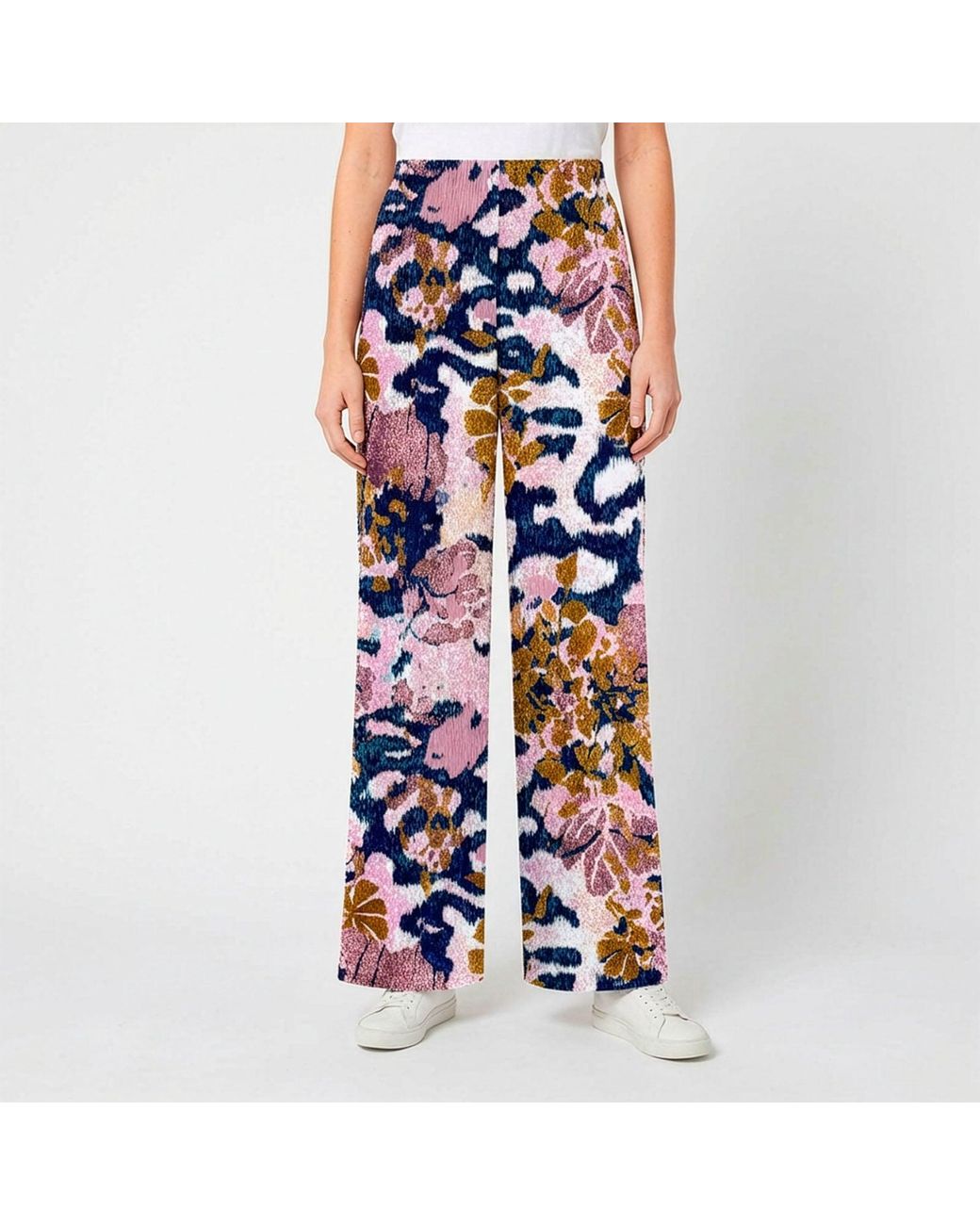 Aloha From Deer Blue Mirage Long Loose Pants
