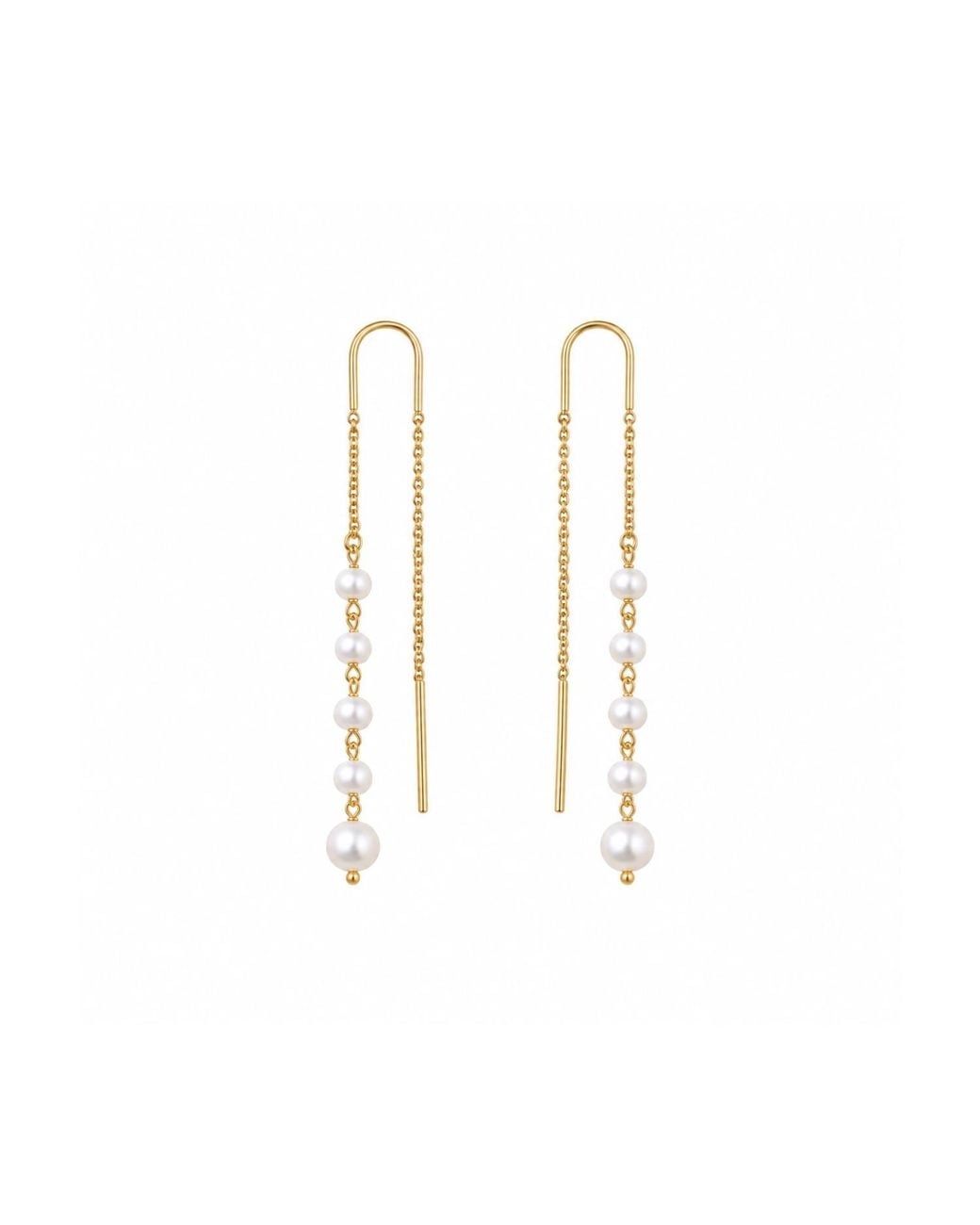 Lalinde White Drops Of Grace Earrings
