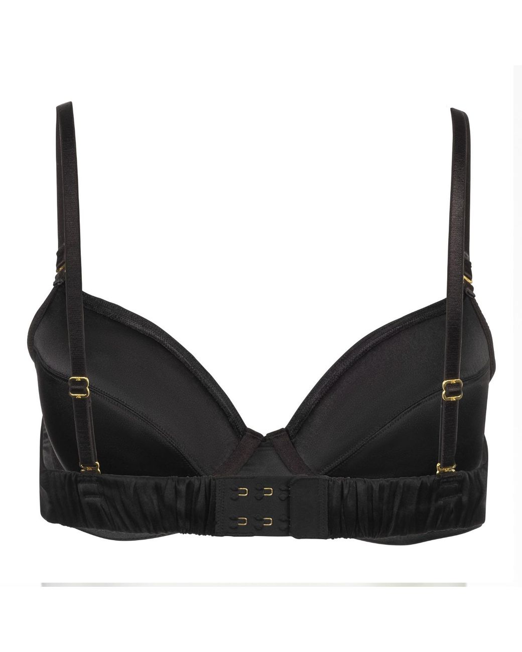 Black Heart Lingerie Black Convertible Silk Push-Up Bra