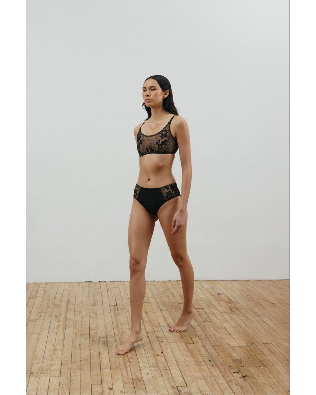 Verdant Intimates Brown Capsule Scoop Bra