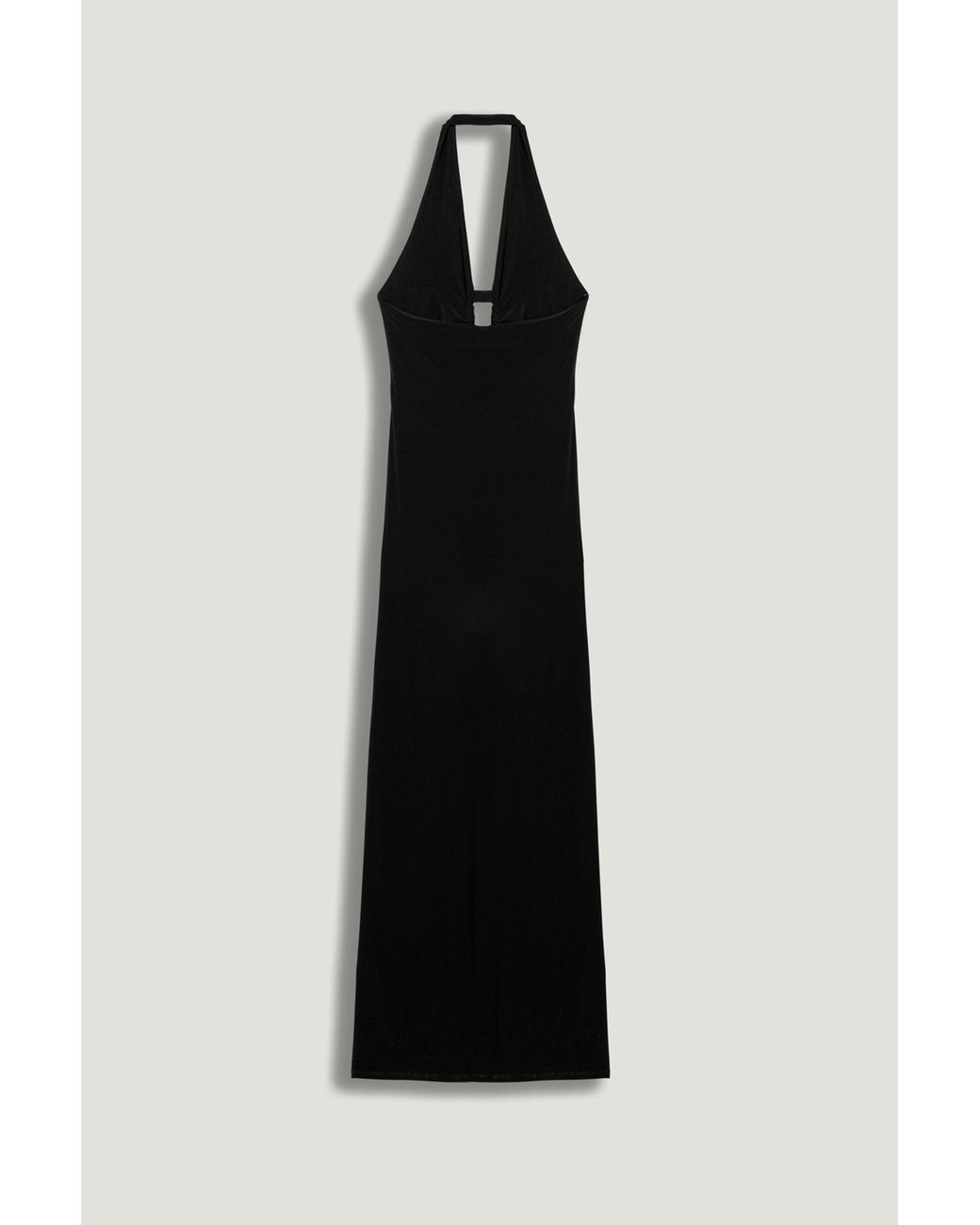 Nocturne Black Halter Neck Cut-Out Maxi Dress