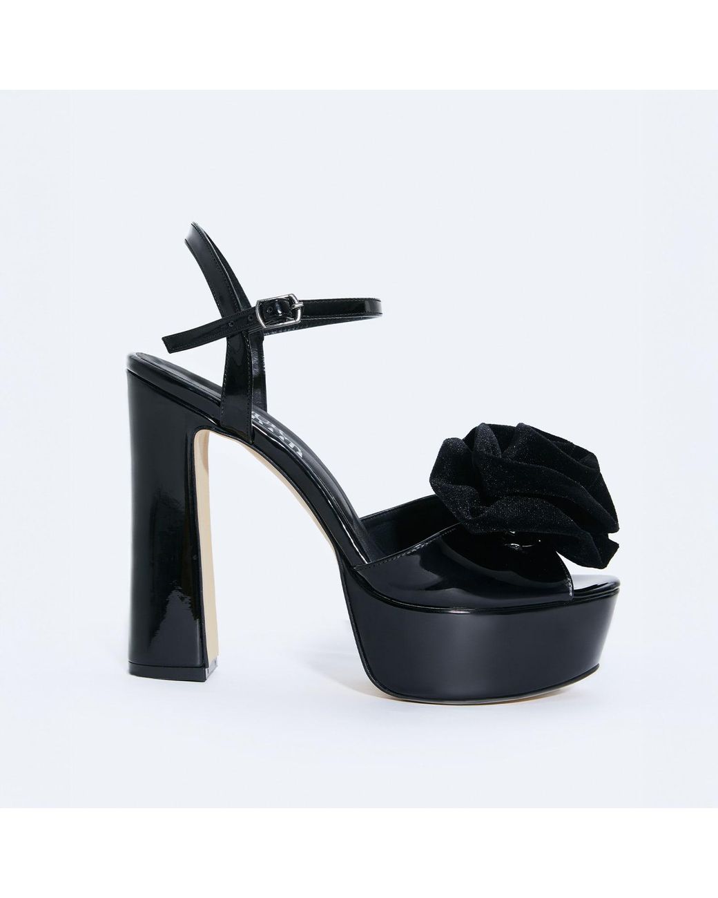 Nur Karaata Blue Bloom Heels