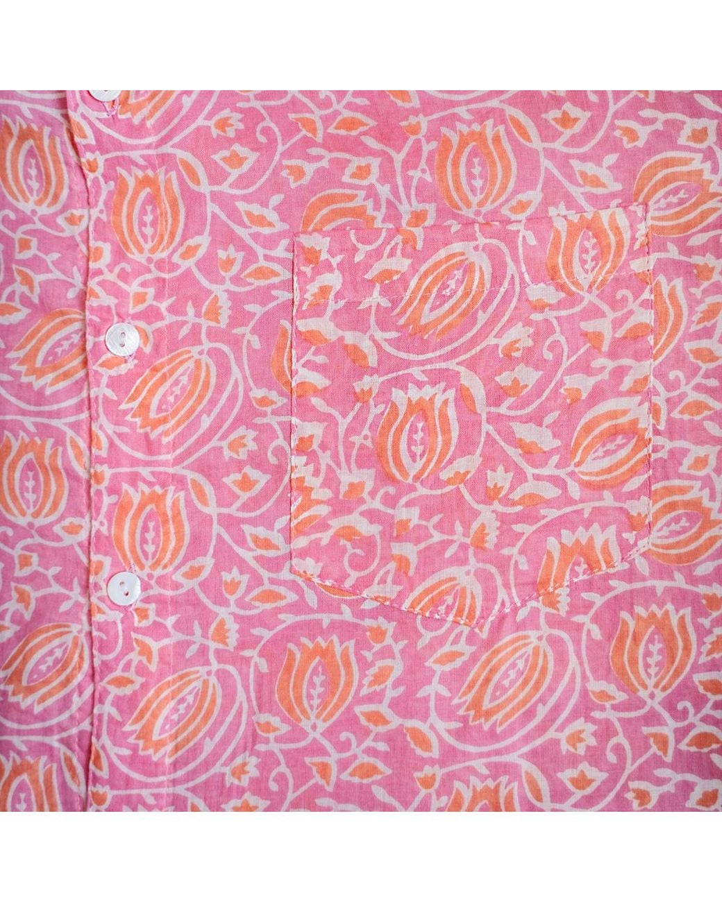Jago's Tribe Pink Sunset Bloom Shirt for men