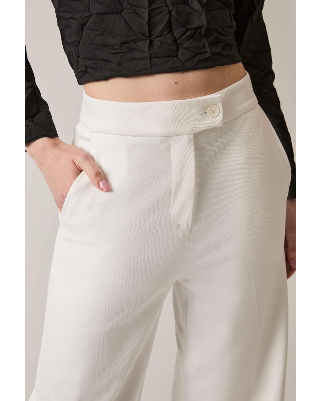 James Lakeland White Tailored Trousers