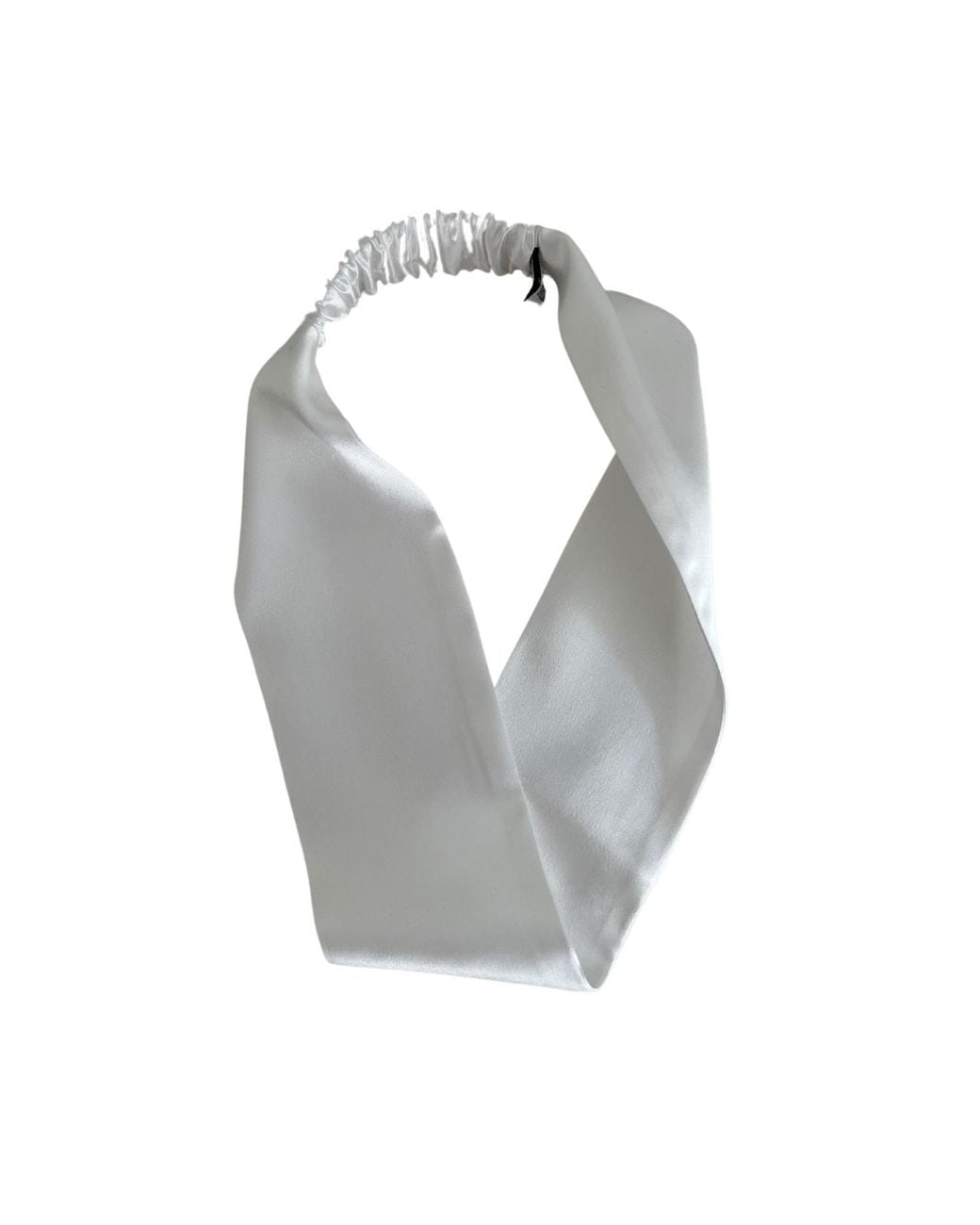 Sylk Gray Silk Wide Headband