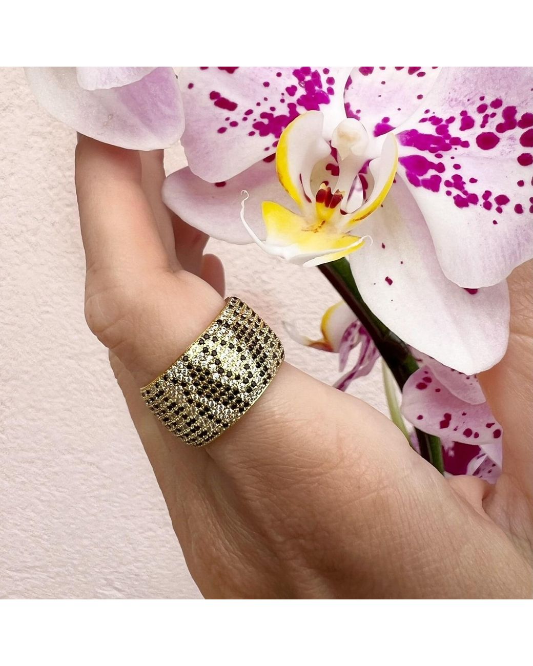 Native Gem Metallic Billionaire Ring- Python