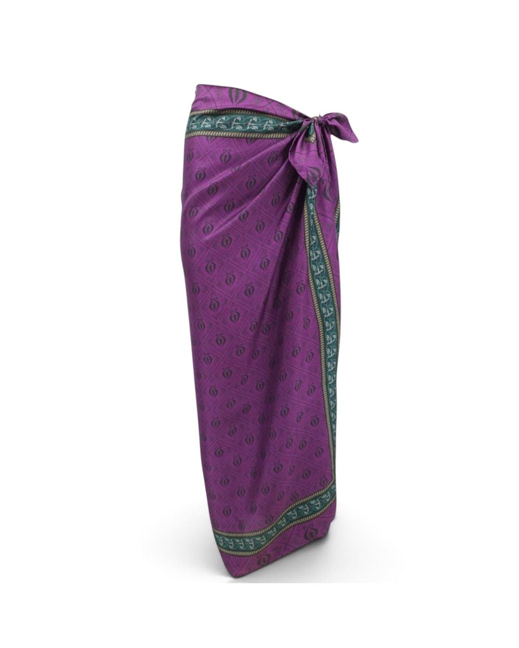 Monzlapur New York Purple Diamond Sea Horse Large Scarf