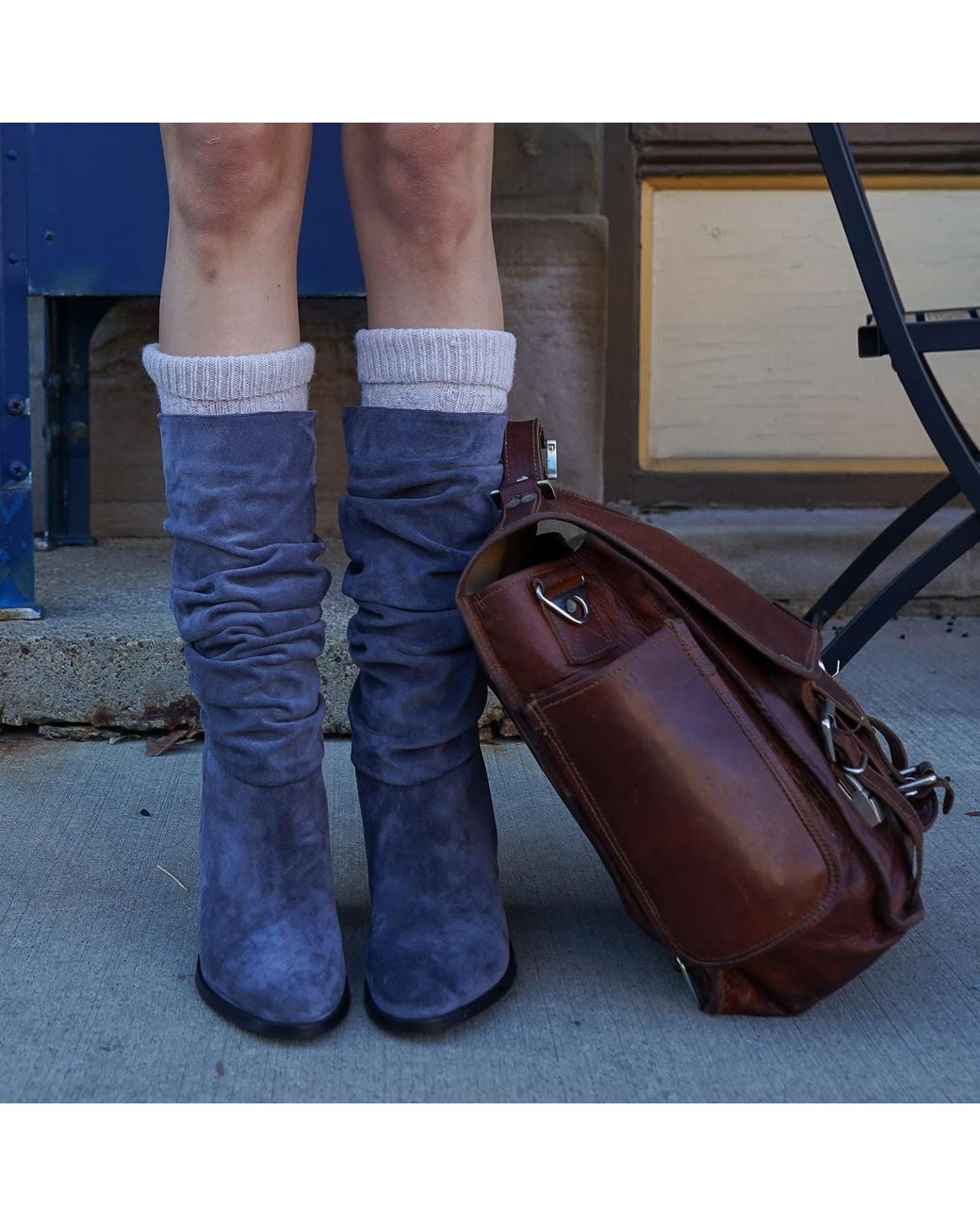Moon D'elle Blue Nube Boots
