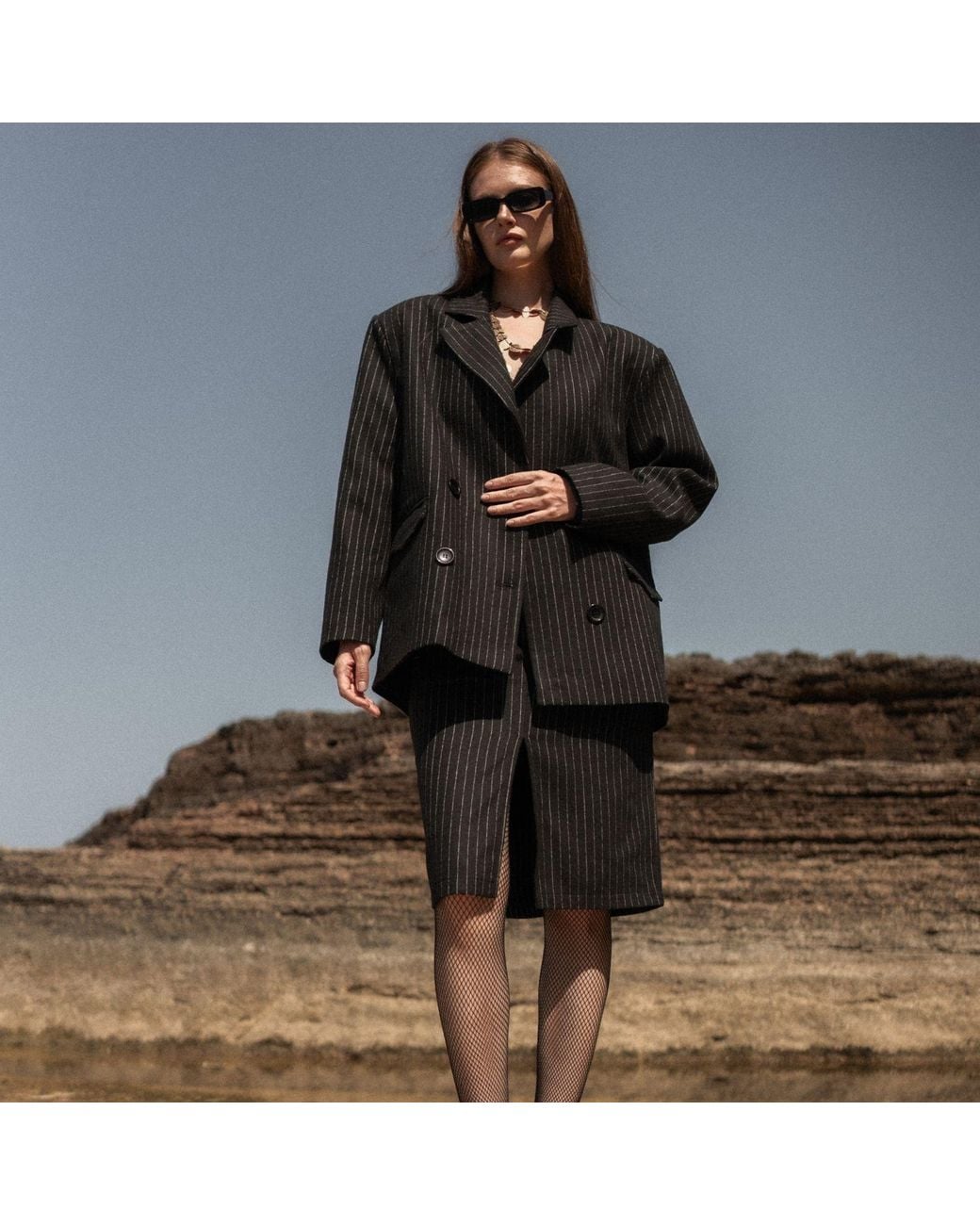Thisisu Collection Black Sansa Jacket
