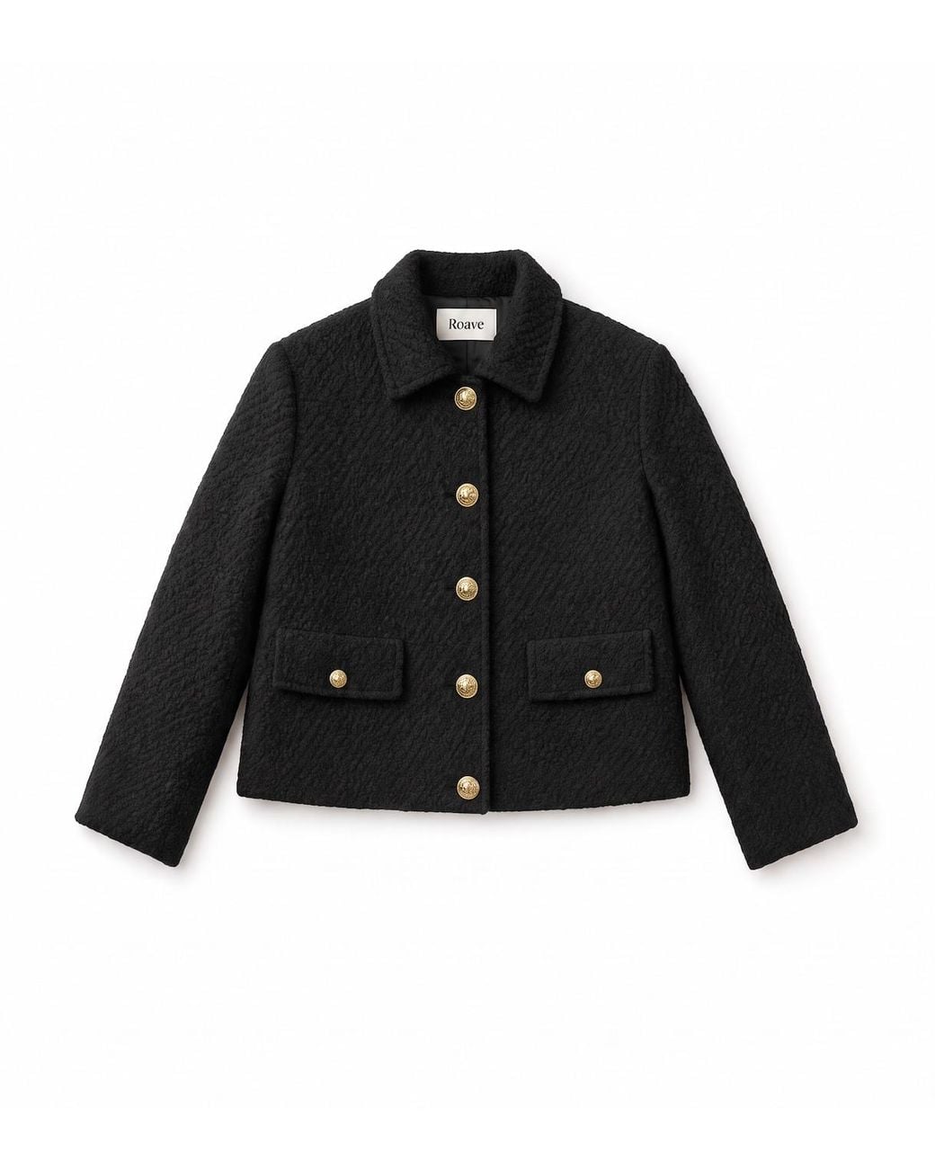 ROAV Black Short Bouclé Jacket