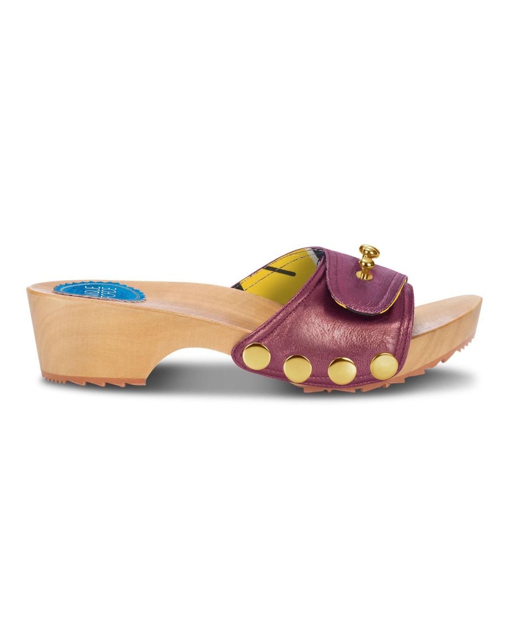 Nique Forde Pink Mulberry Wine Lucille Sandals