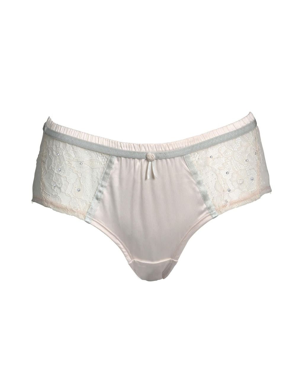 Tallulah Love White Swarovski Blushing Bridal Brief