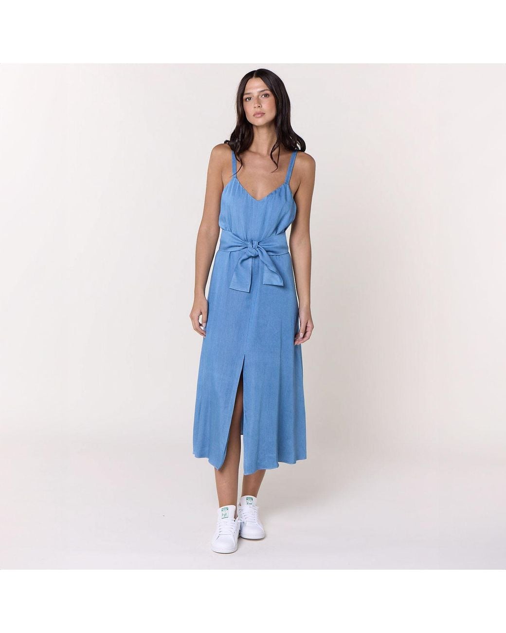 Marianne by Marie Jordane Blue Romane Maxi Dress