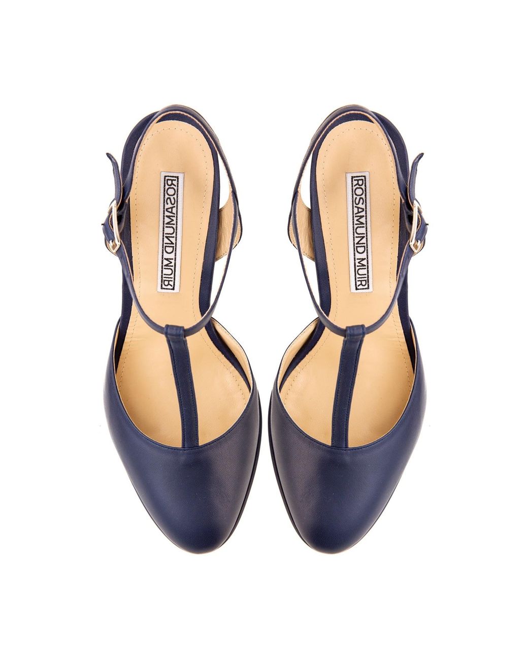 Rosamund Muir London Blue Jeanne Wedges