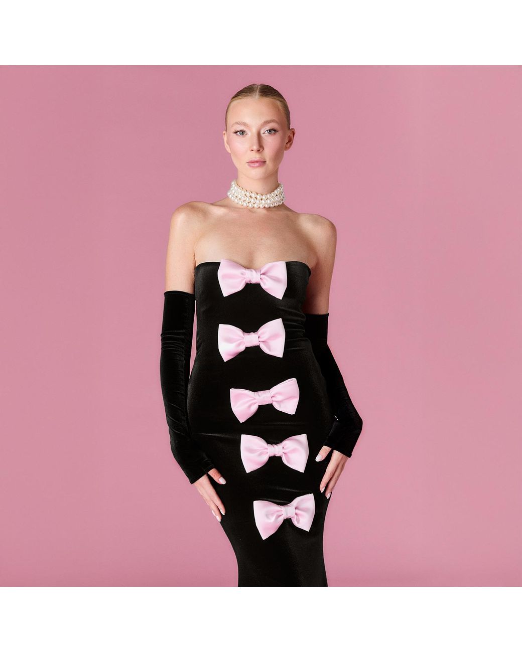 Nur Karaata Black Delphine Gown