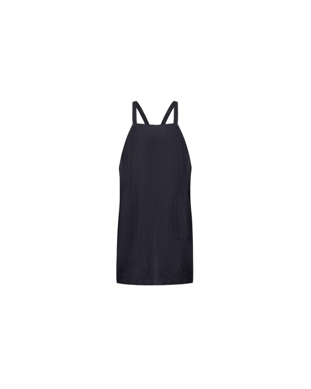 Known Supply Blue Overall Cotton Dress
