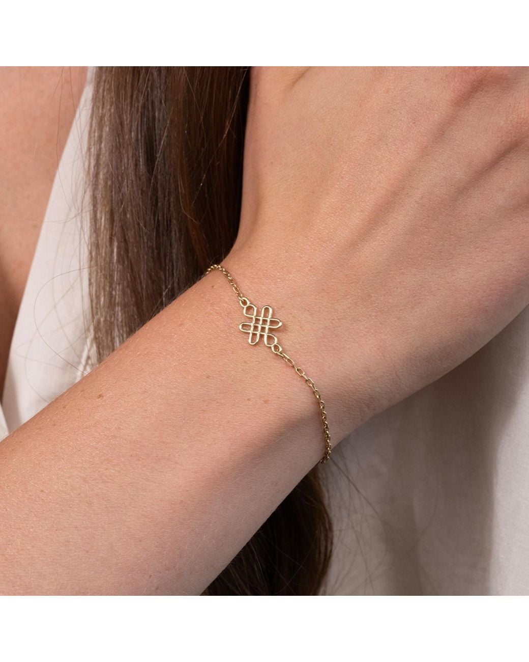 Zoe & Morgan Metallic Eternal Bracelet