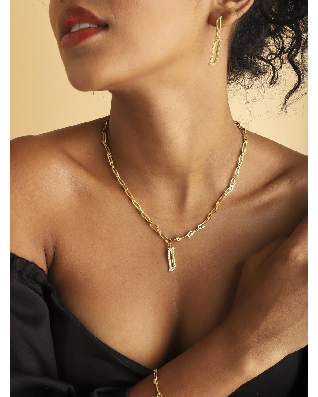 Lila Rasa Natural Link Necklace