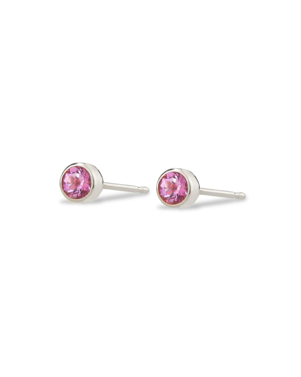Maya Brenner Pink Birthstone Stud