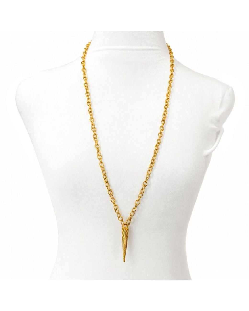 Jagged Halo Jewelry Metallic Artemis Adjustable Spike Pendant Necklace
