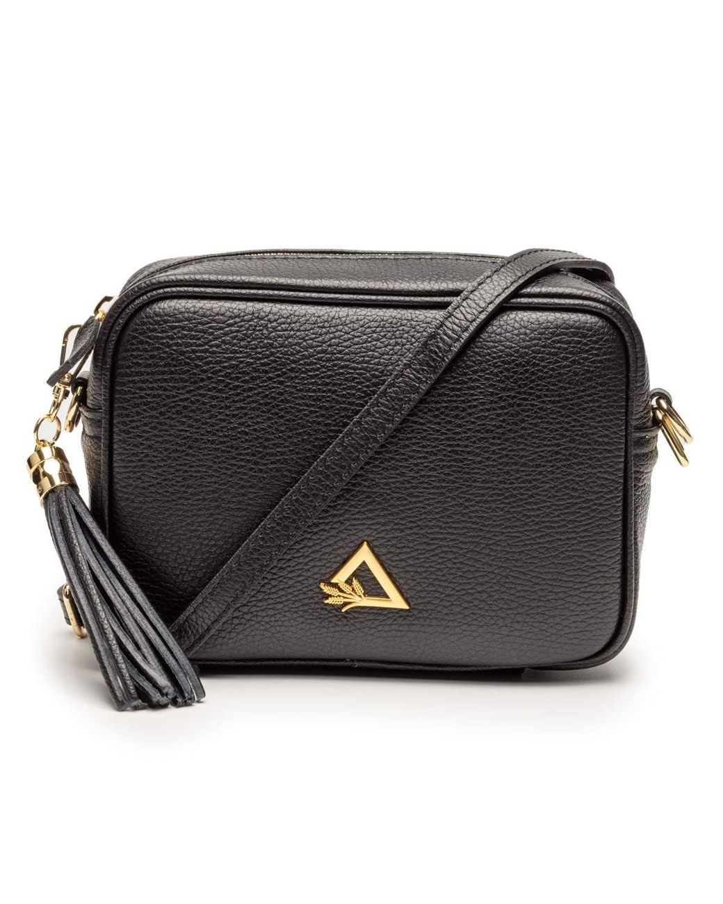 Hay Life Black Leather Camera Bag