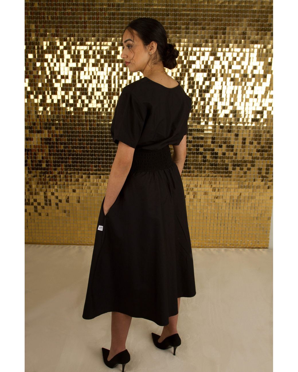 Frock Tales Black Orchis Dress