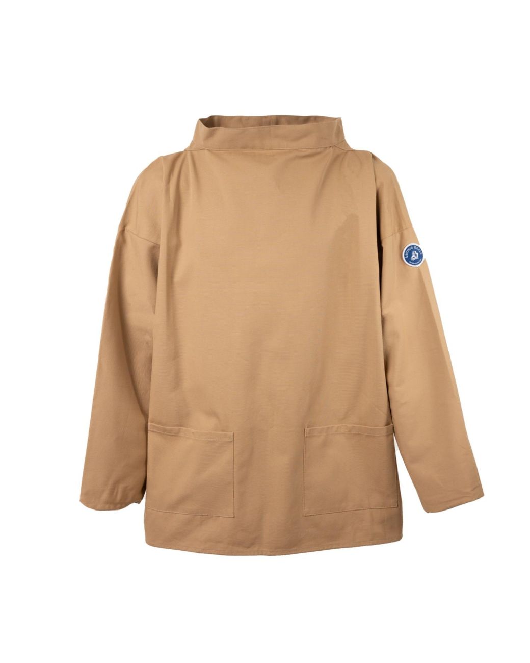 Arthur Beale Natural Boat Neck Smock for men