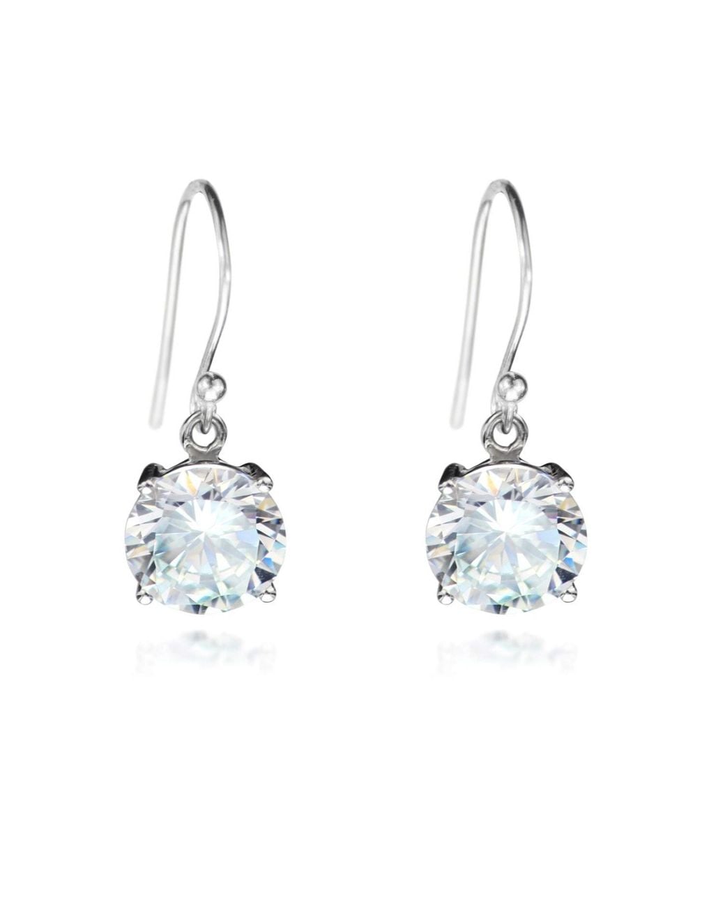 The Jewellery Store London Blue Round Crystal Earrings
