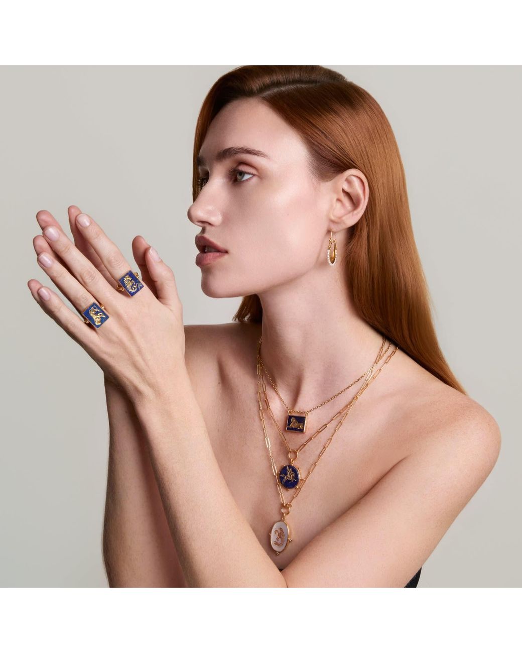 Ece London Blue The Nemean Lion Ring