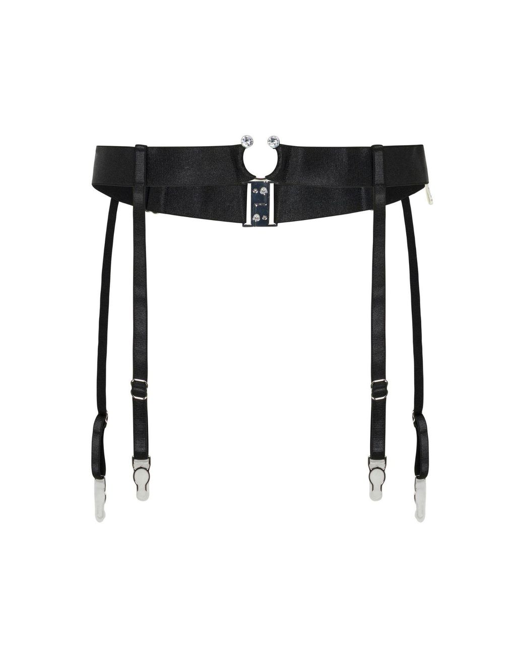 Empress Mimi Black Astria Suspender Belt
