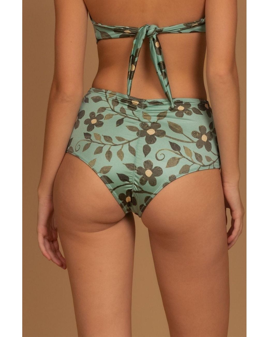 Montce Green Aquamarine Hot Short Bikini Bottom