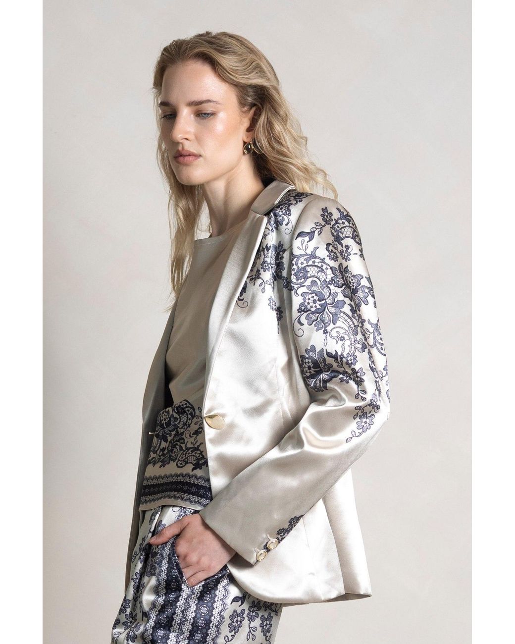 Raishma Metallic Jemma Jacket