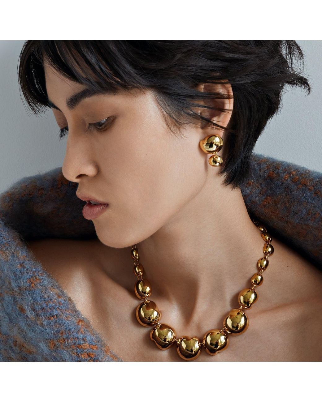 Biko Jewellery Metallic Franca Studs