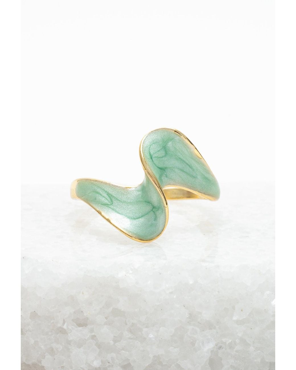 Starfish Project Green Ribbon Of Light Ring
