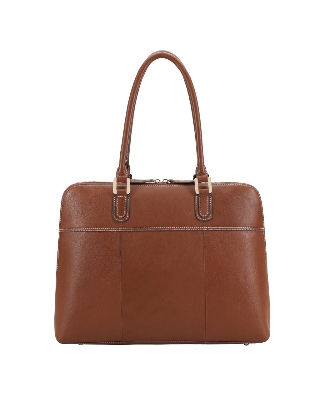 Paul Costelloe Brown Filton Leather Tote Bag